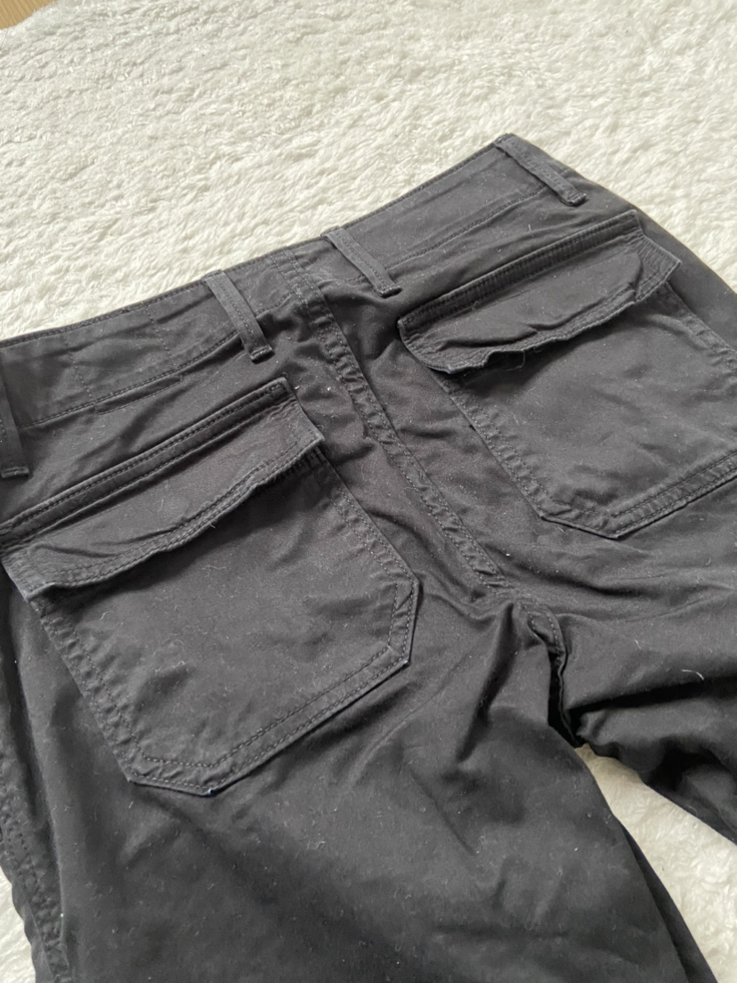 Vince black twill pants 26” waist image indicator(4)