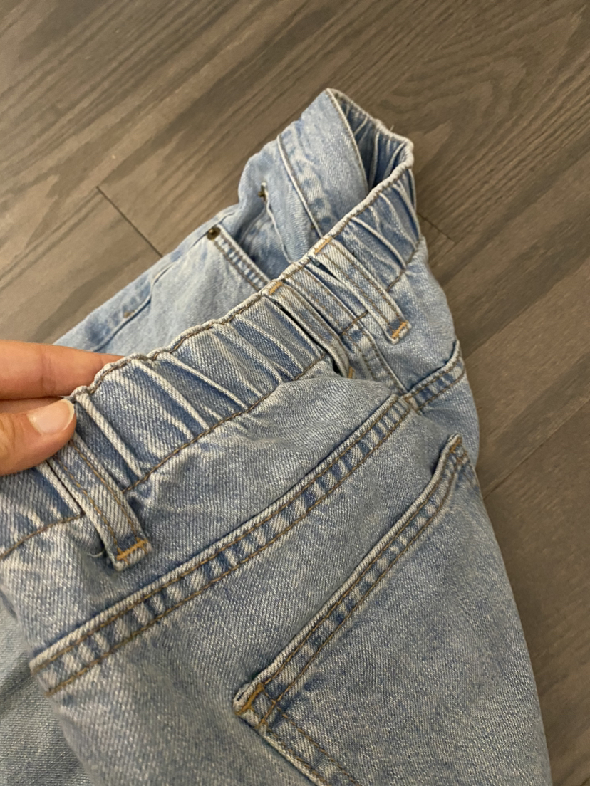 Light blue jeans - elastic waist - photo 3