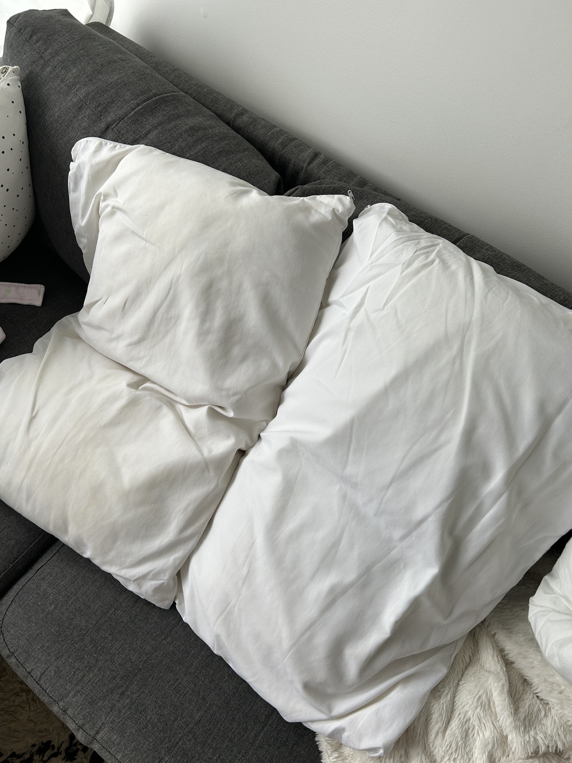 2 pillows (with protectors) - pickup by 10/27