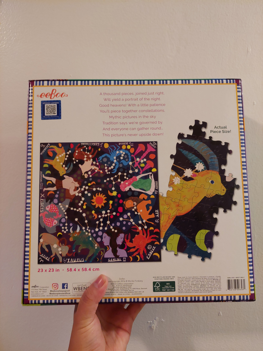 Zodiac 1000PC Puzzle image indicator(2)