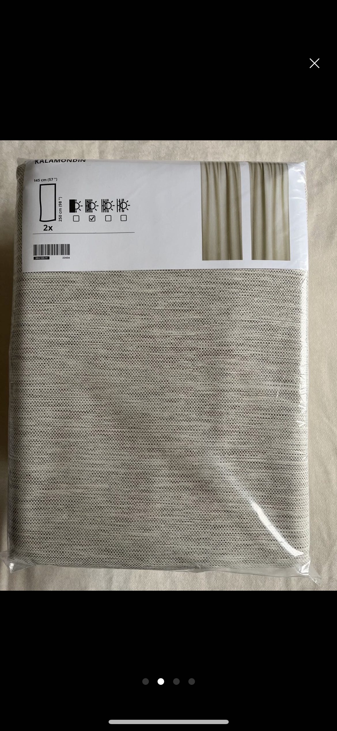 IKEA darkening curtain - photo 3
