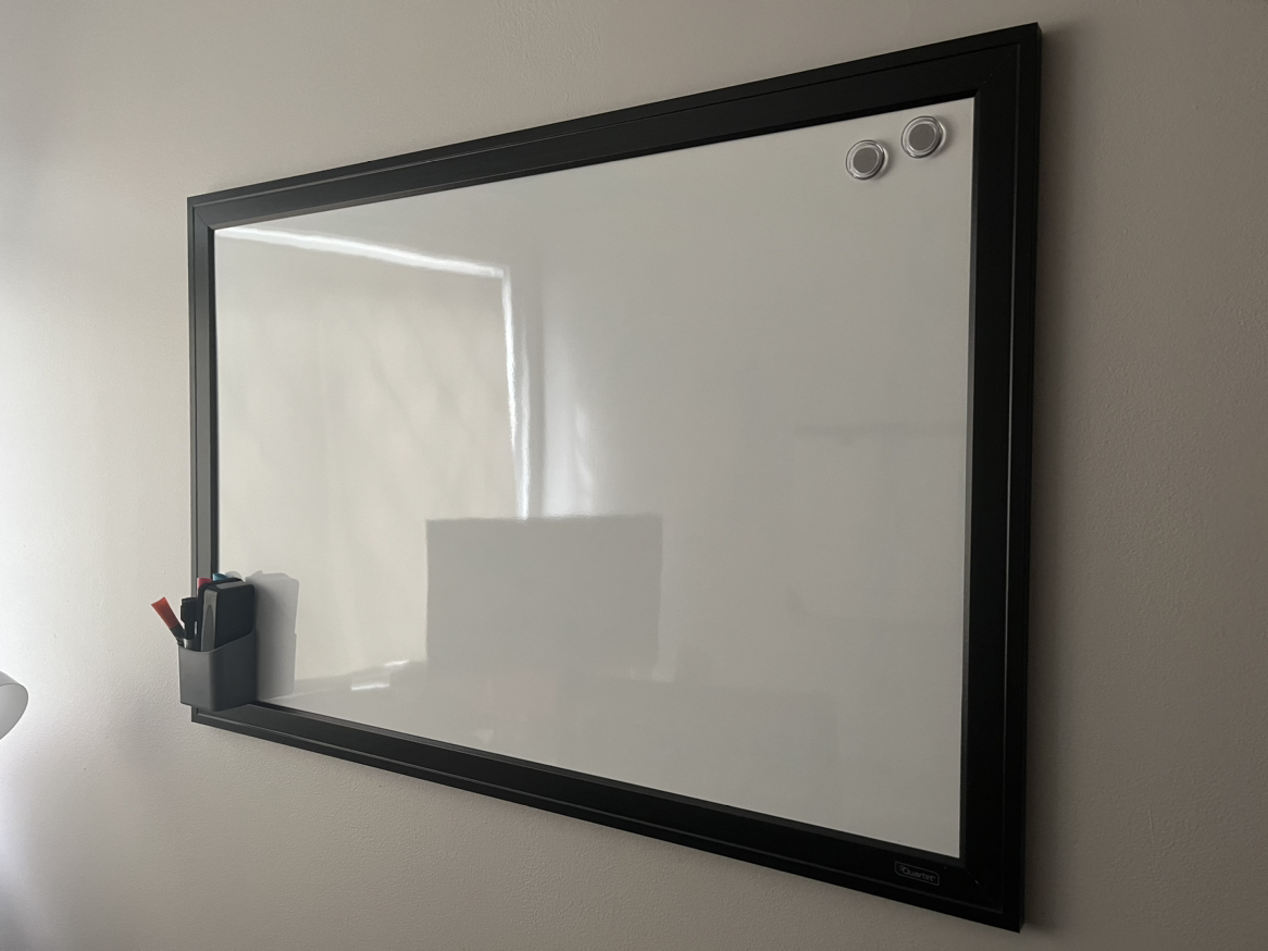 Quartet Dry-Erase Whiteboard with Frame