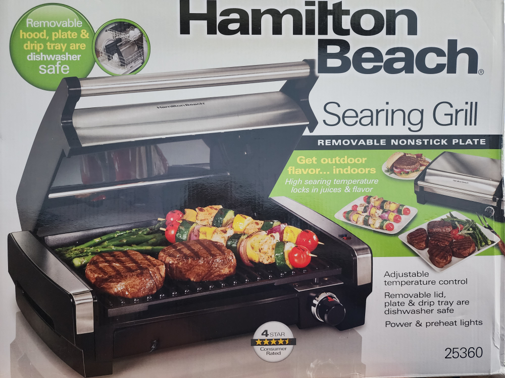 Electric Indoor searing grill