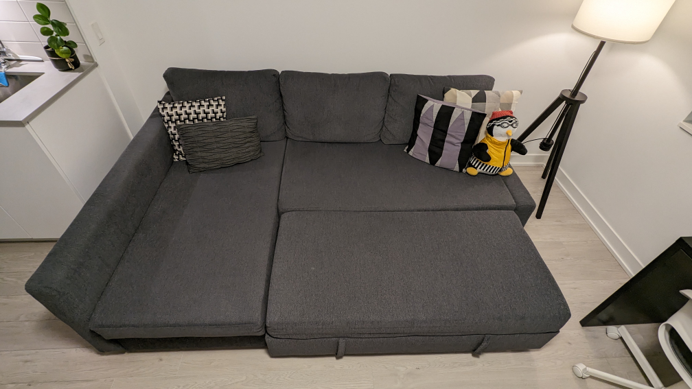 Friheten IKEA Corner sofa-bed with storage dark gray - photo 4