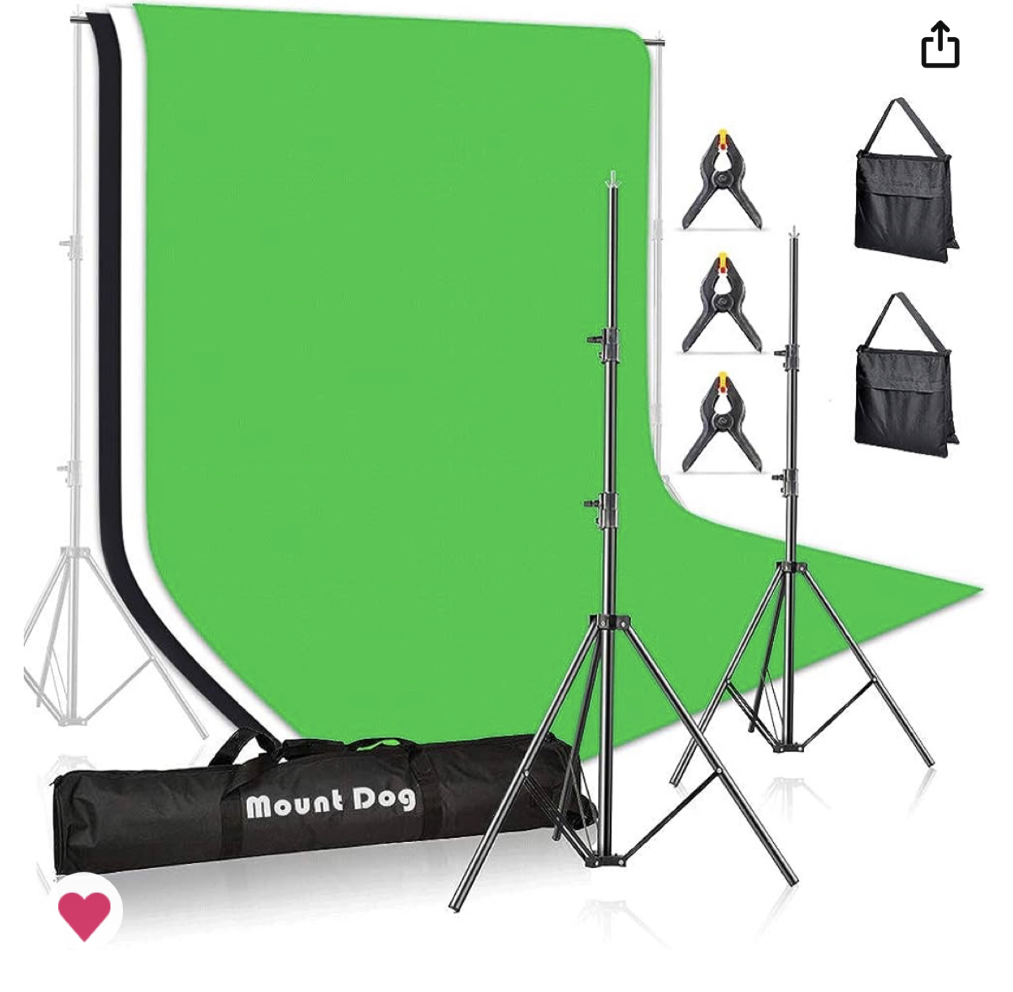 Green screen backdrop thumbnail