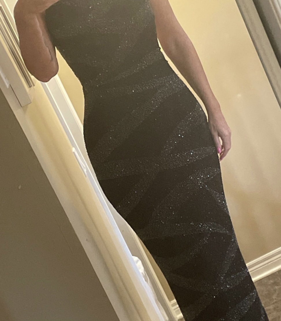 Long beaded scala dress