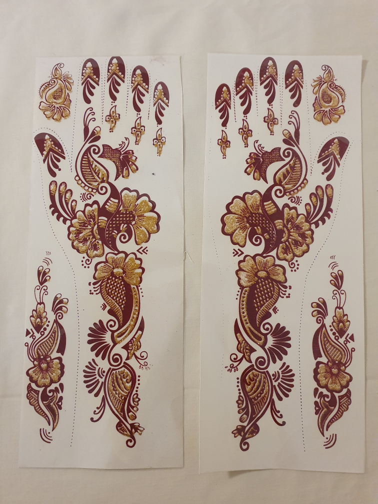 Mehendi | Henna Stickers | Instant Henna tattoos| Ready to use image indicator(5)