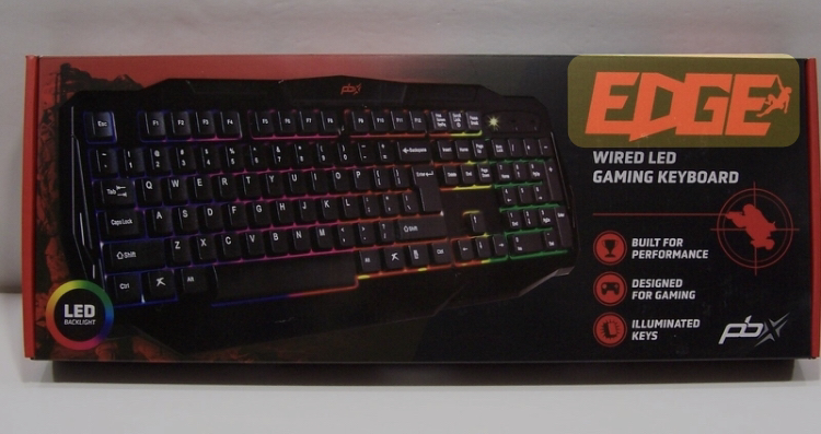 Edge gaming keyboard