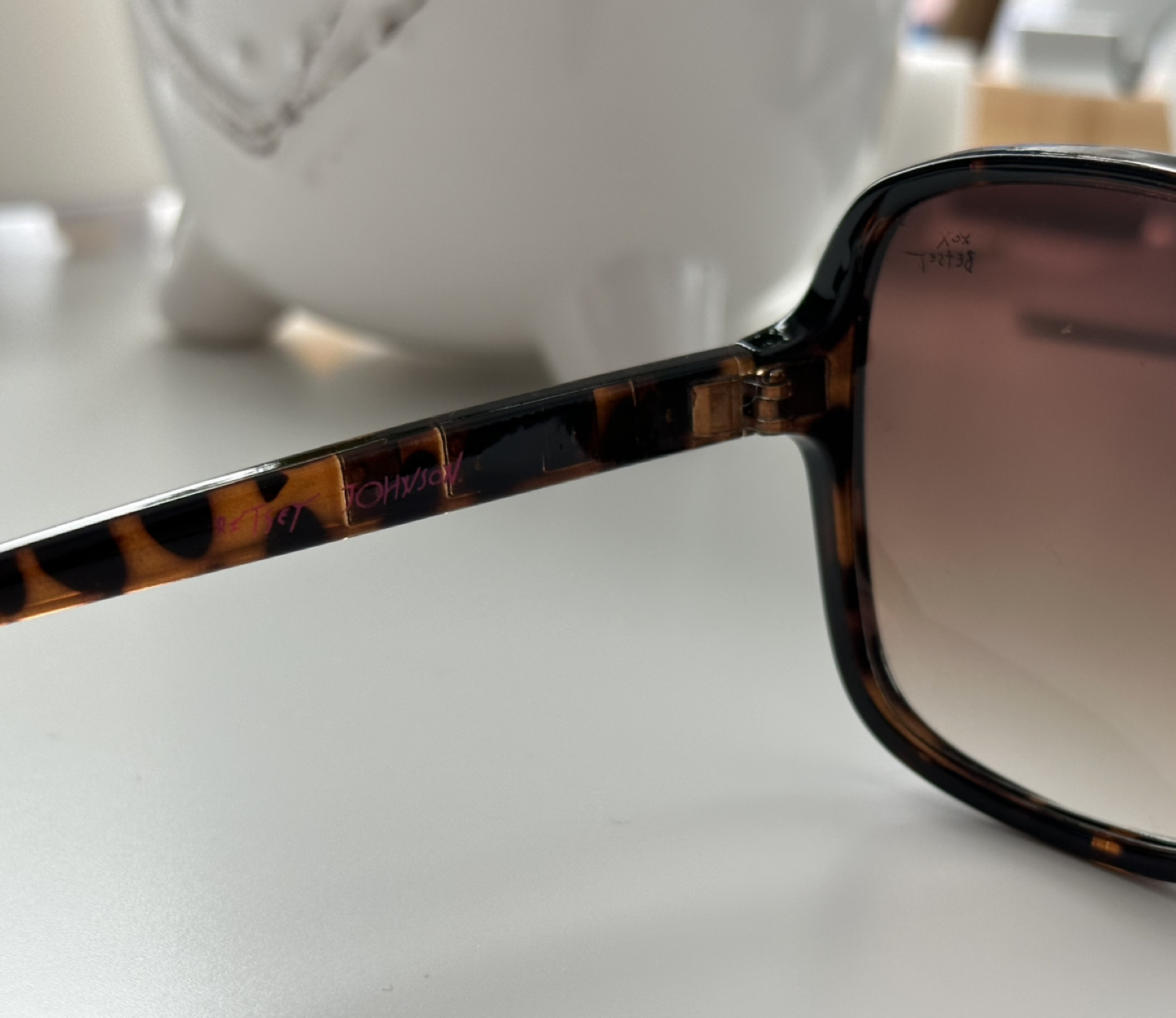 Betsey Johnson Sunglasses • tortoise with gold stud detail image indicator(6)
