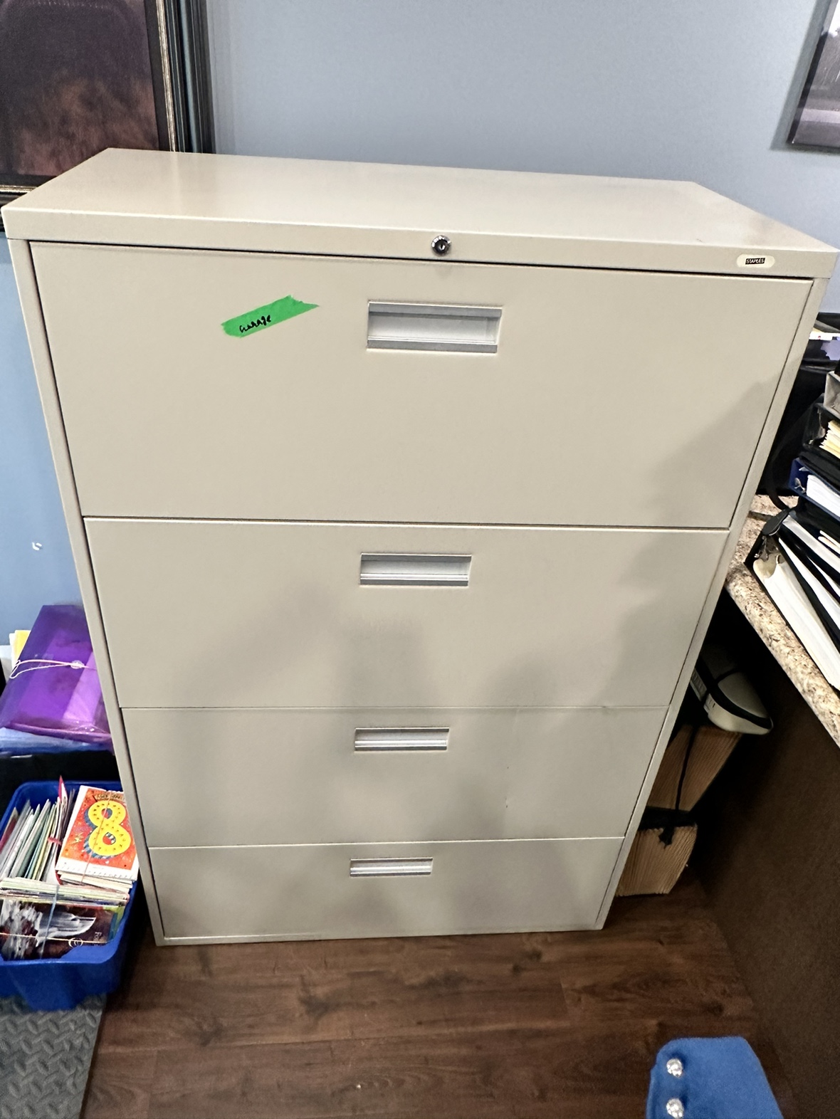 Office Unilateral Staples filling cabinet - photo 2
