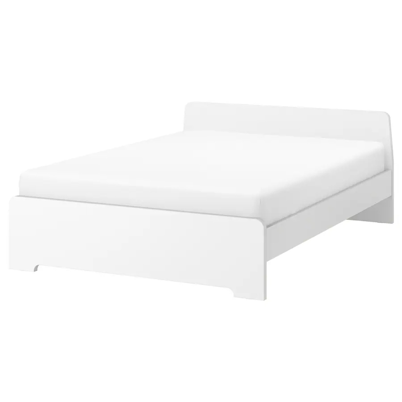 IKEA white bed frame (Queen)