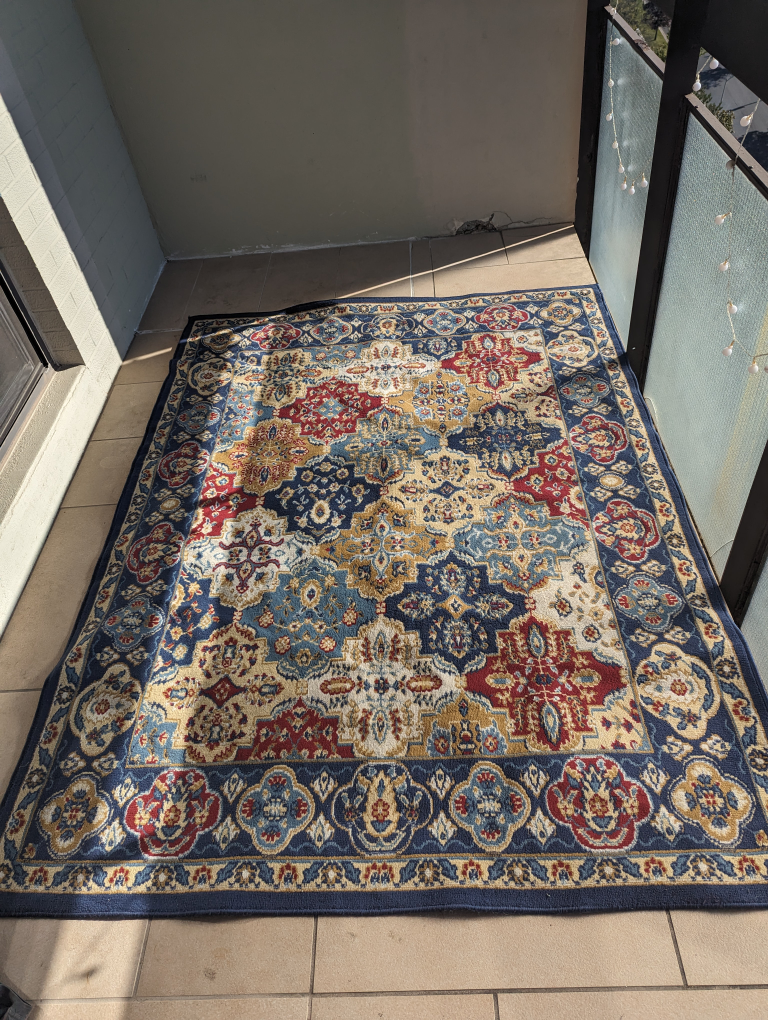 5 X 7 Turkish Blue Rug - photo 2