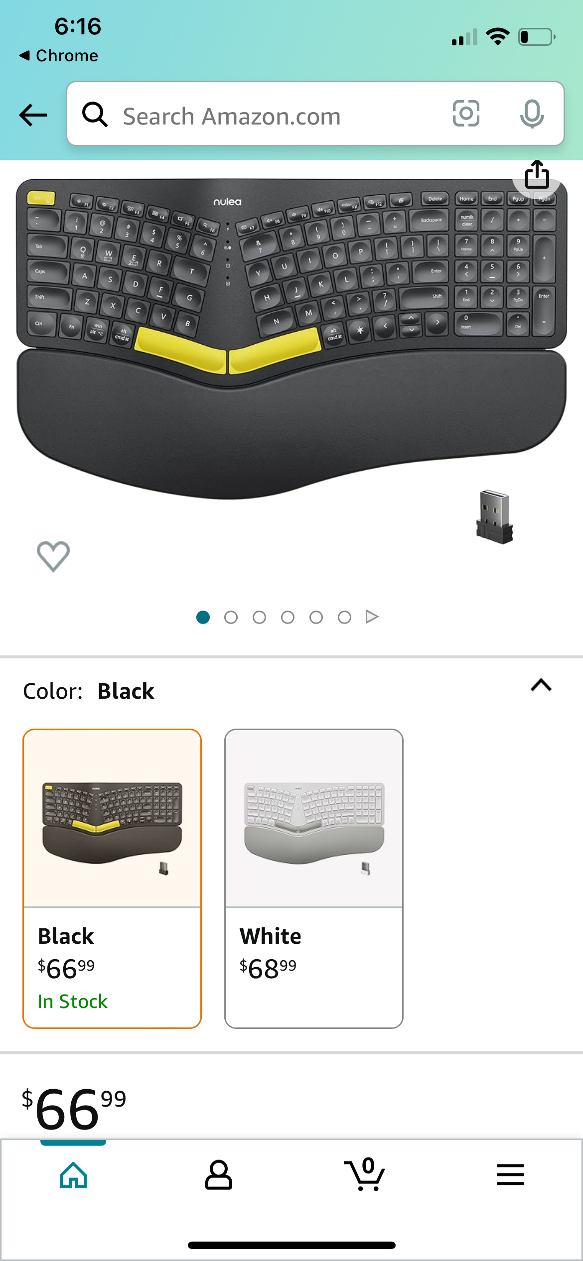 Wireless Bluetooth Keyboard with Ergonomic Design: Nulea RT05 - photo 3