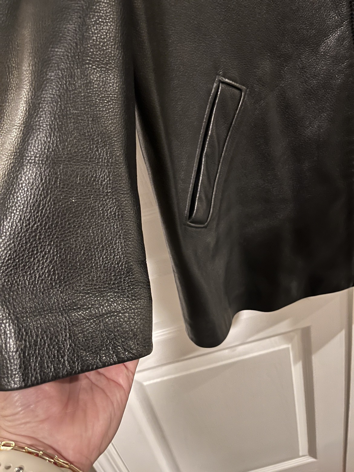 Ladies Danier Leather 3/4 Leather Jacket image indicator(5)