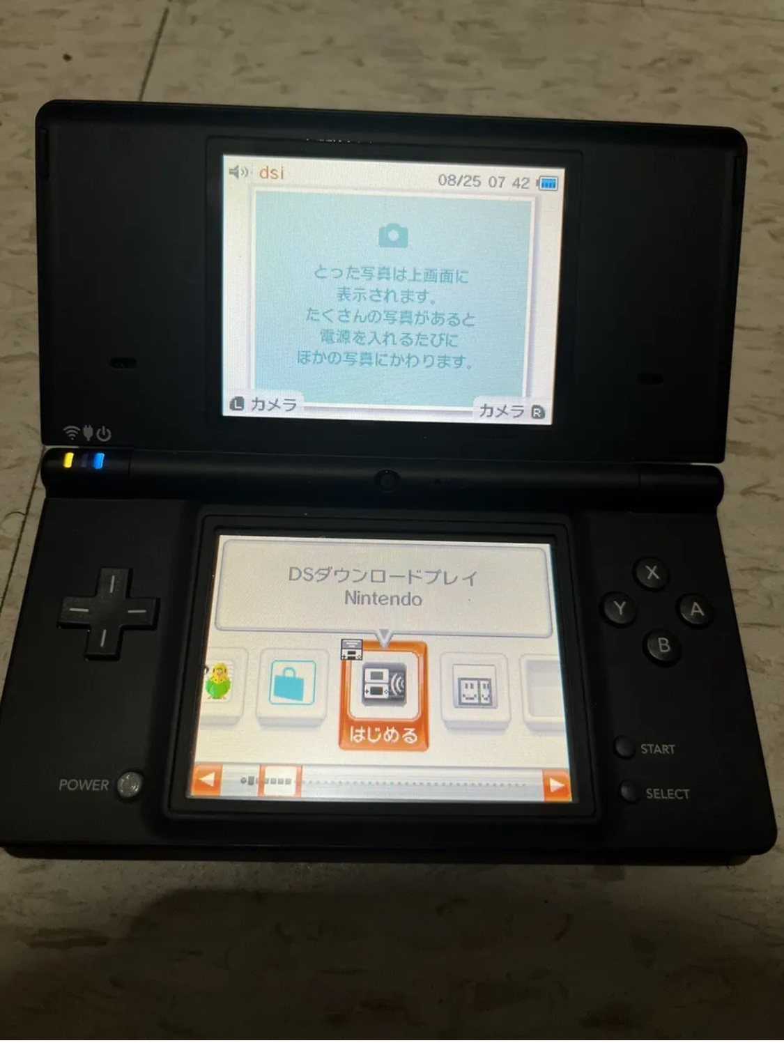 Nintendo DSI Black twl-001 JPN MODEL Working No Charger image indicator(2)