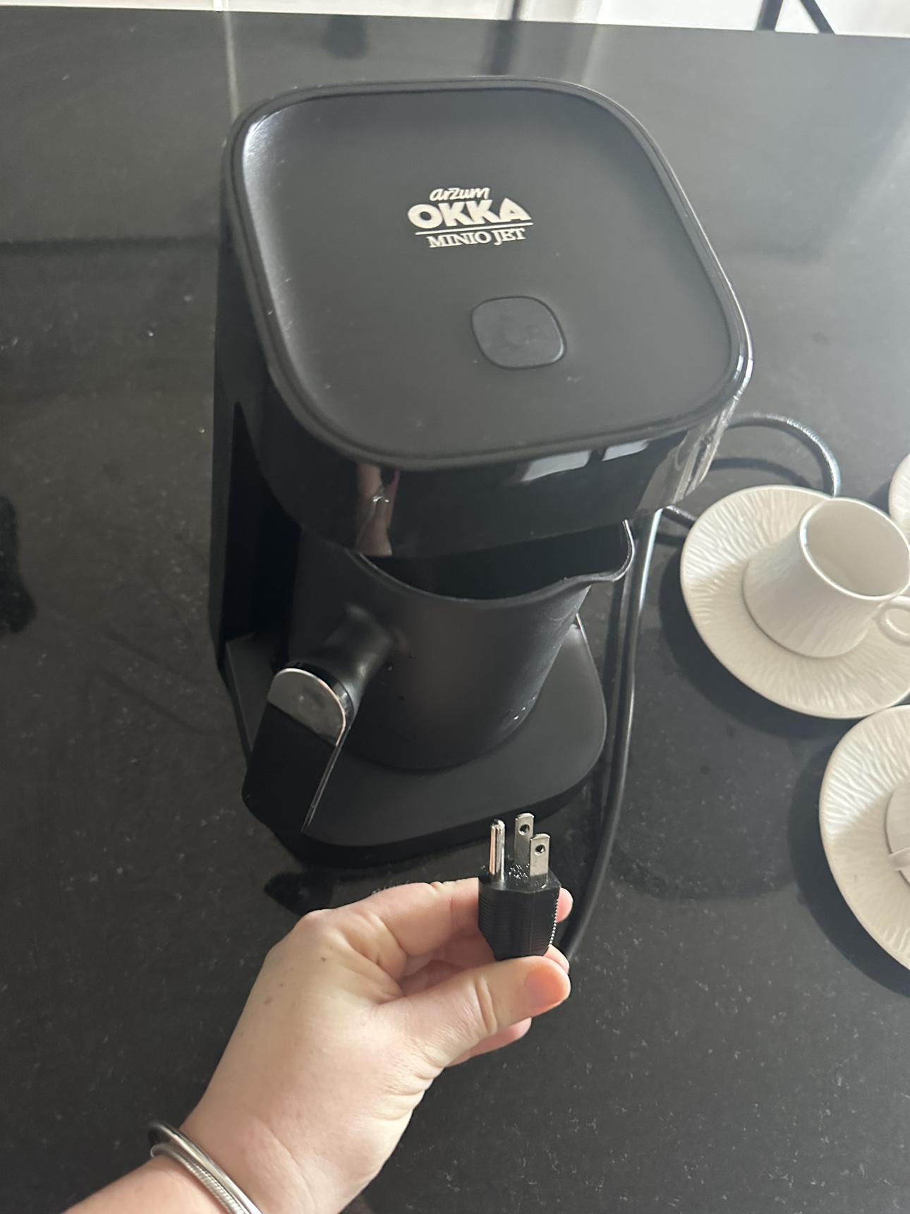 Arzum Okka Automatic Turkish Coffee Maker+Turkish coffee cups - photo 3
