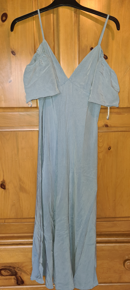 Zara - Light Blue Cold Shoulder dress image indicator(4)