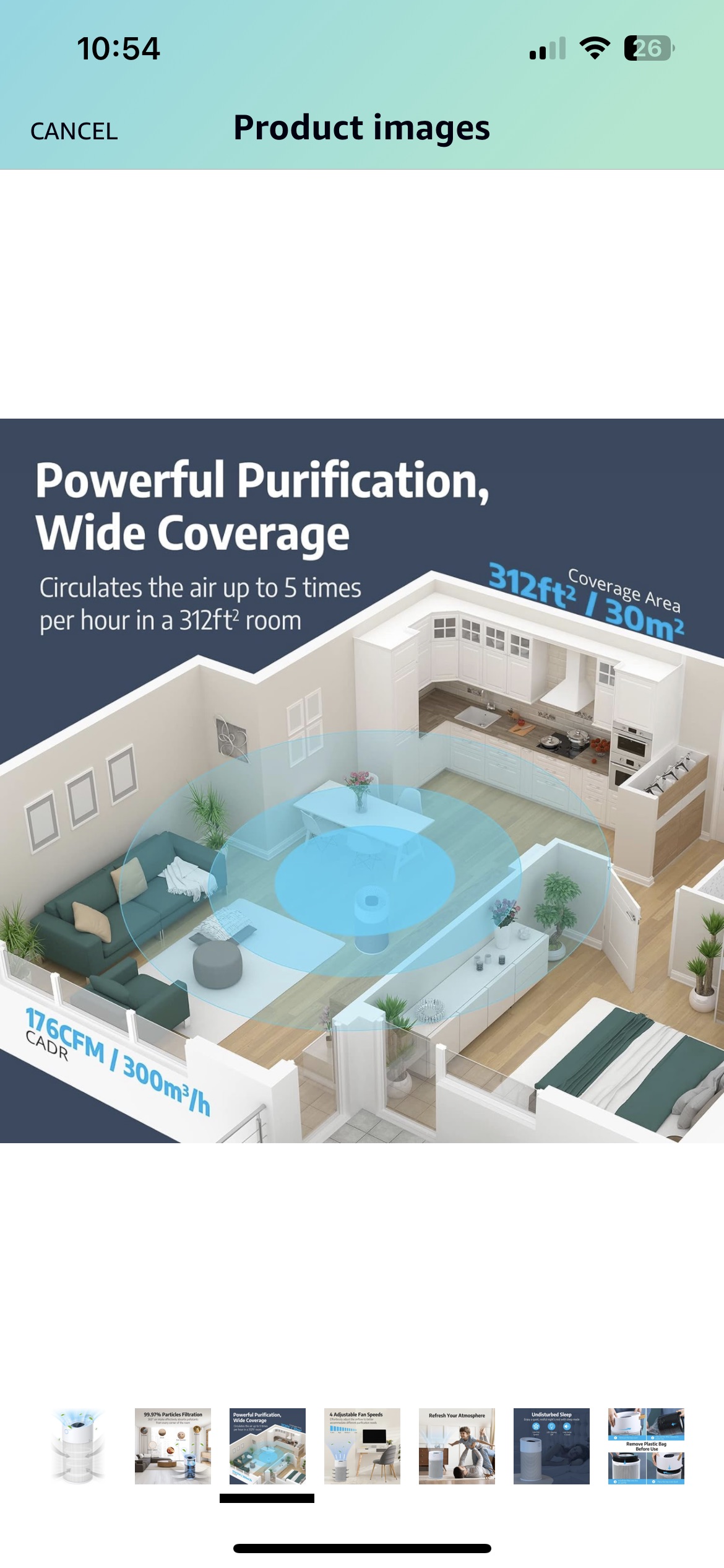 HEPA Air Purifier image indicator(3)