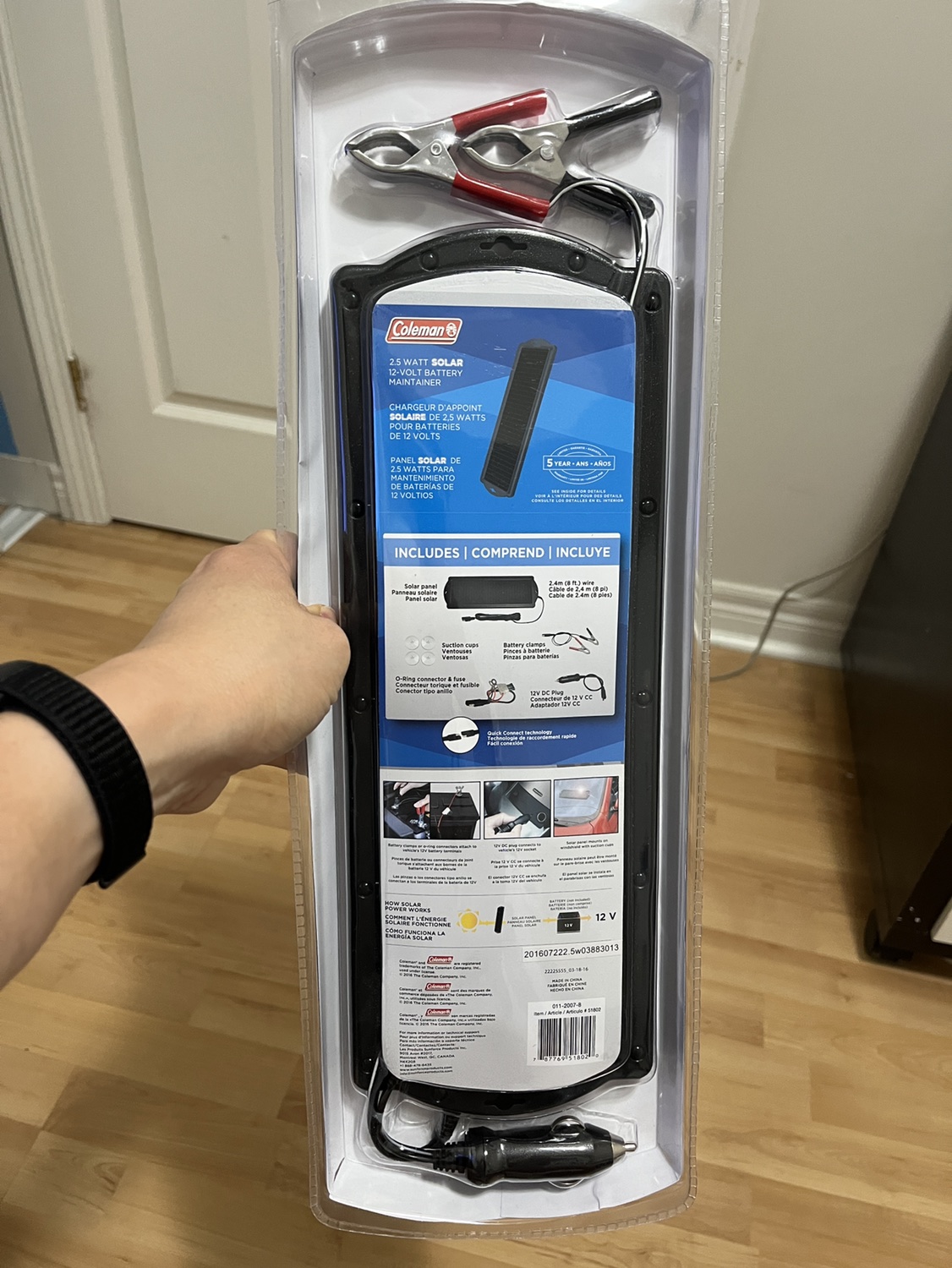 Solar battery maintainer