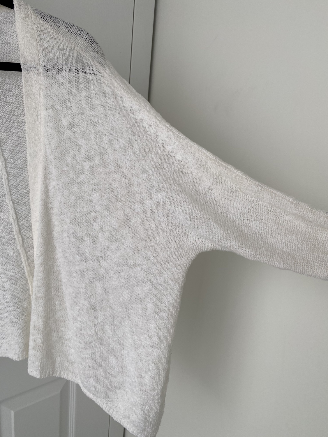 White Dolman Cardigan - photo 3
