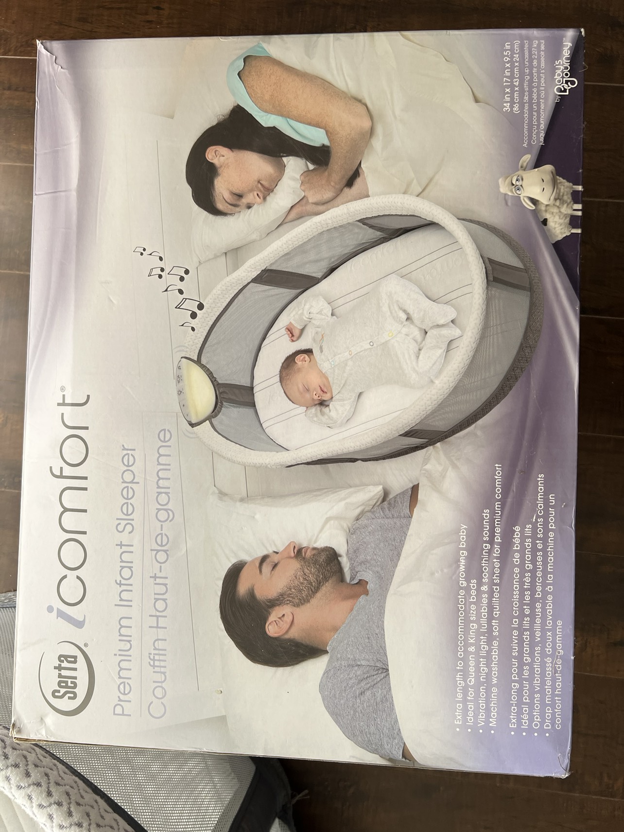 Travel bassinet Serta premium infant sleeper thumbnail