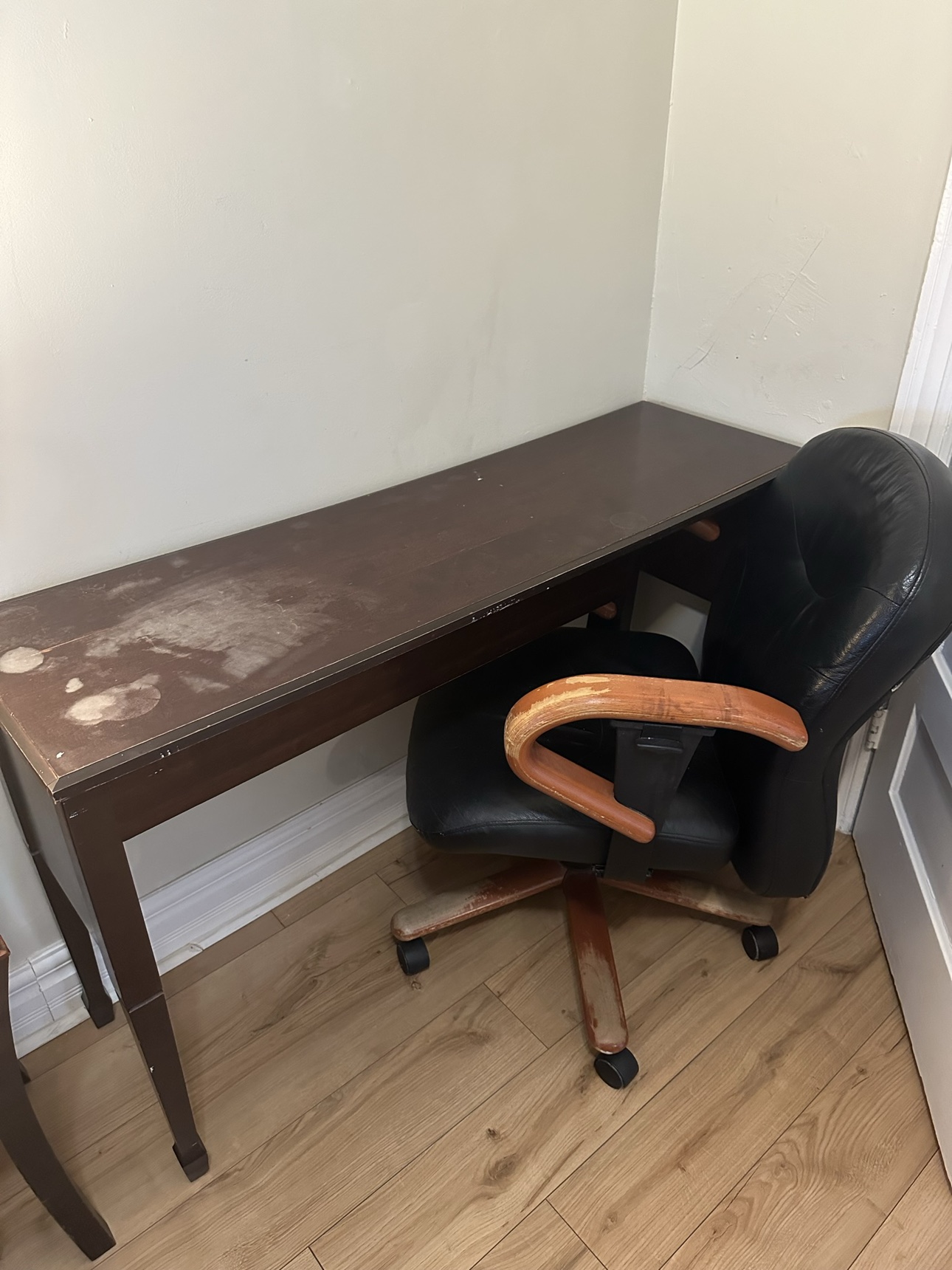 Chair and desk