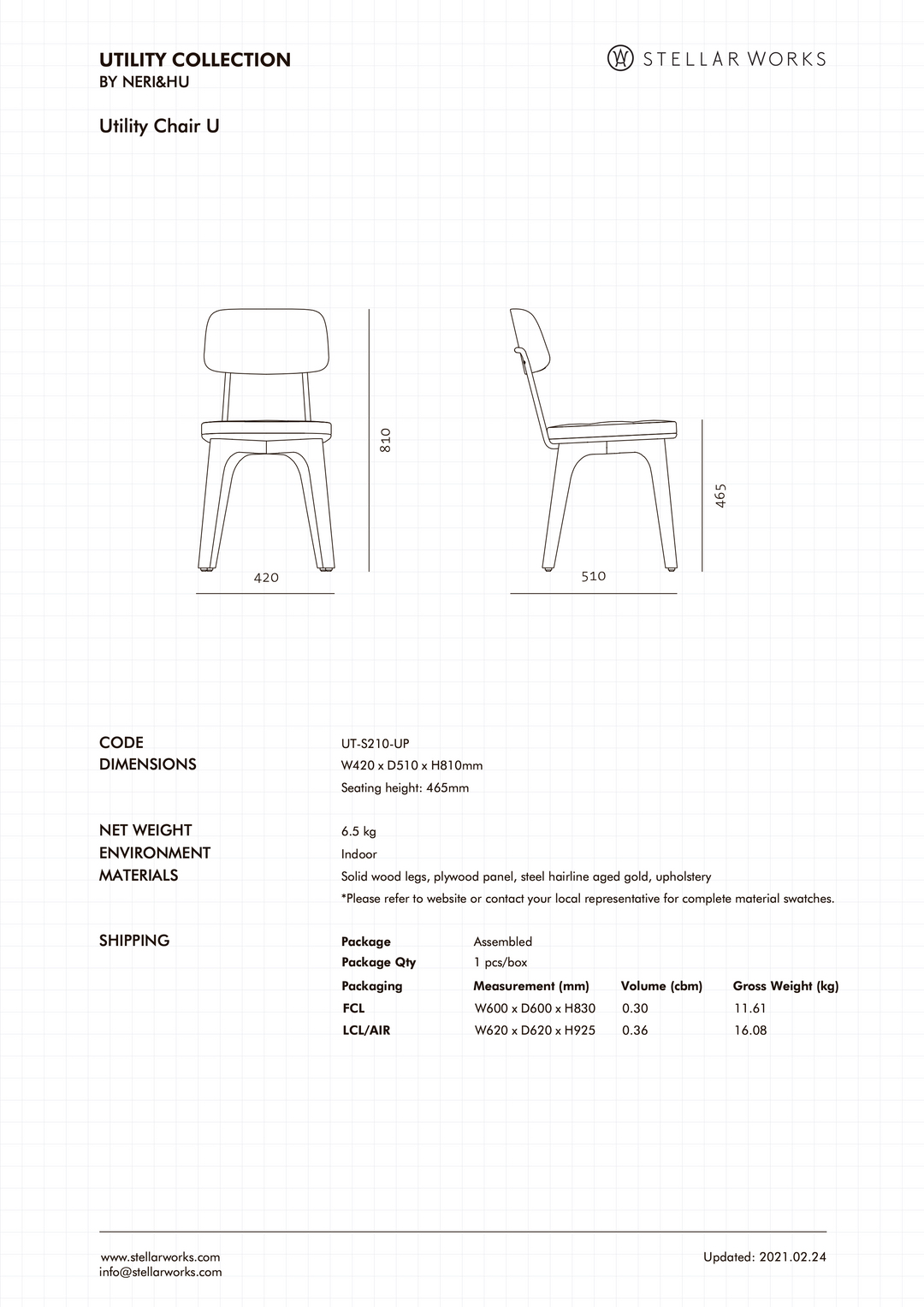 Neri & Hu Utility Chair U image indicator(10)