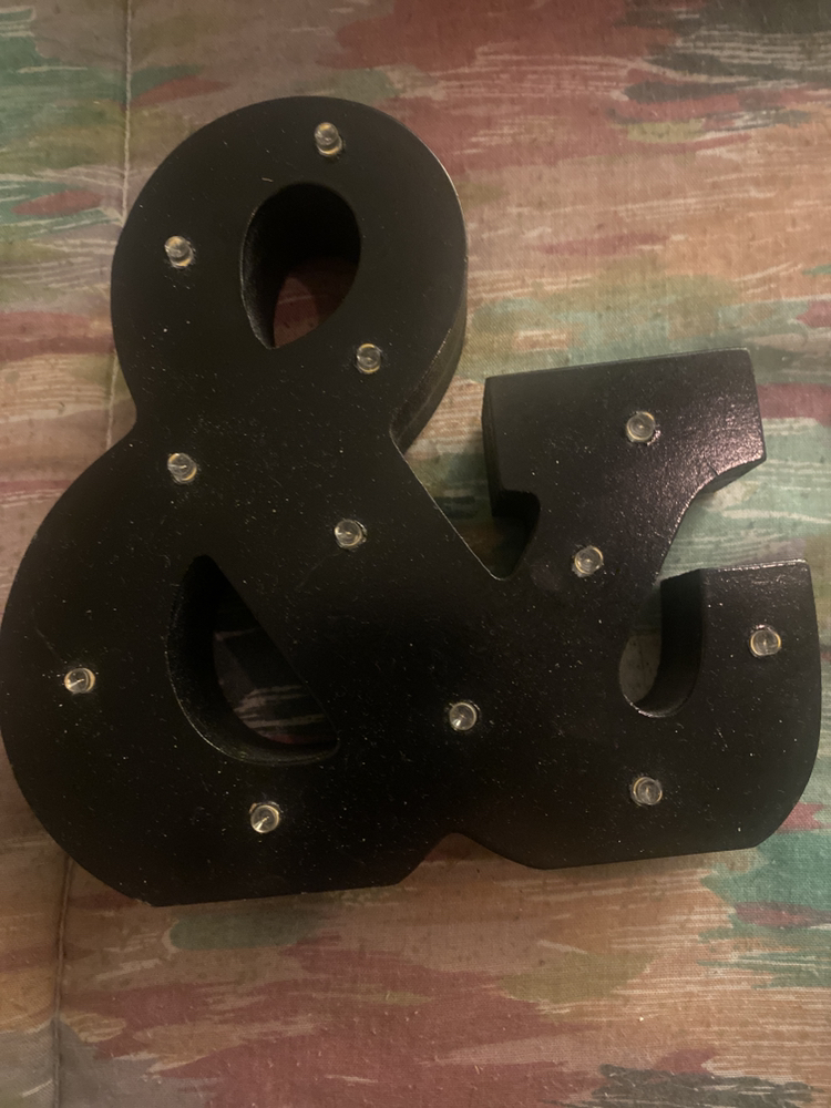 Black M & H decoration thumbnail