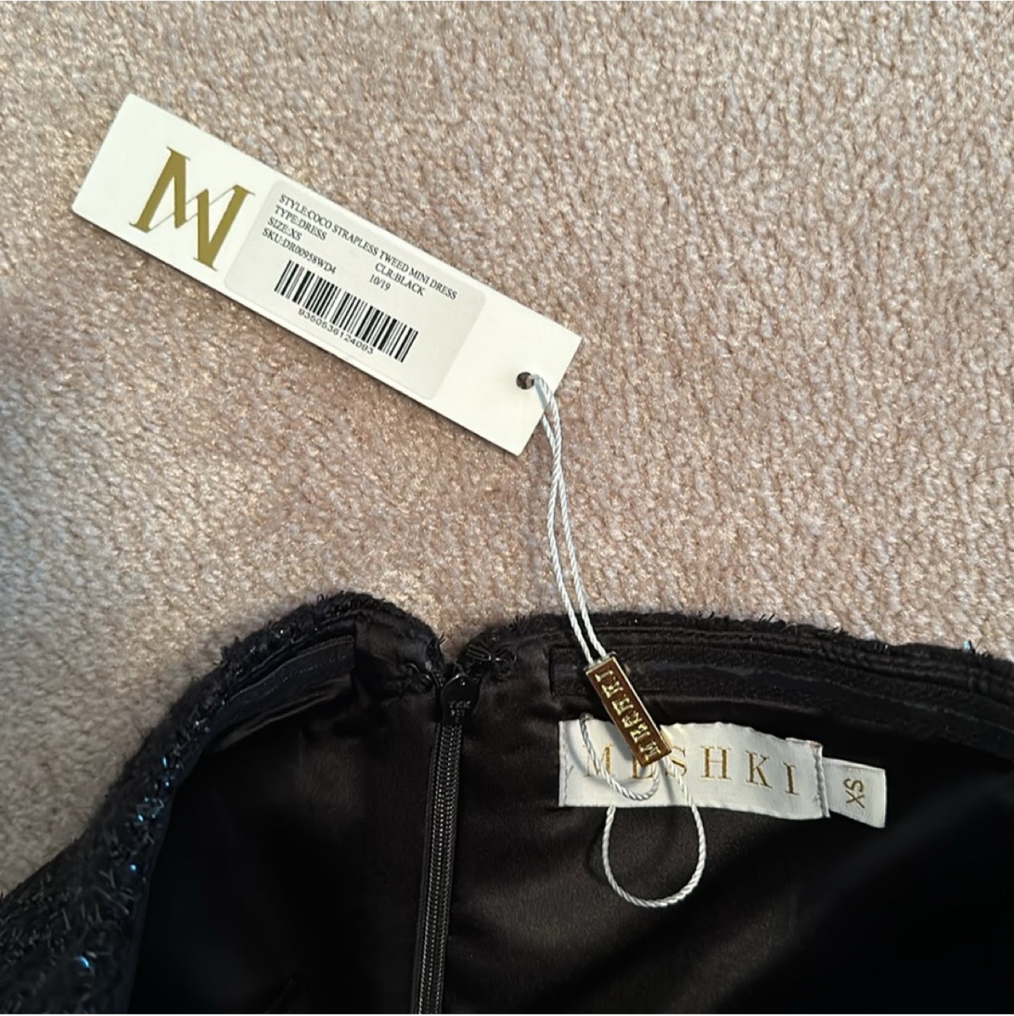 NWT Meshki | Tweed Midi Dress image indicator(4)