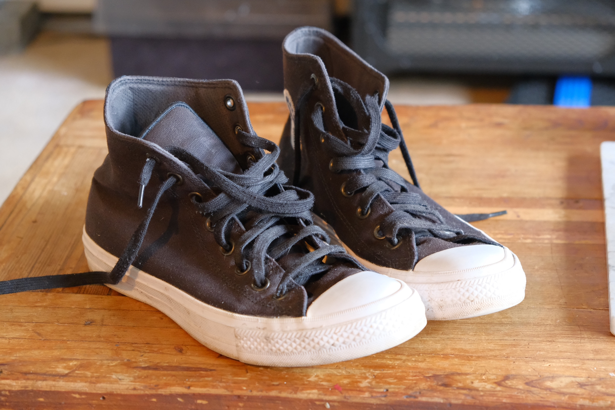 Black high top Converse (Men’s size 8) - photo 2
