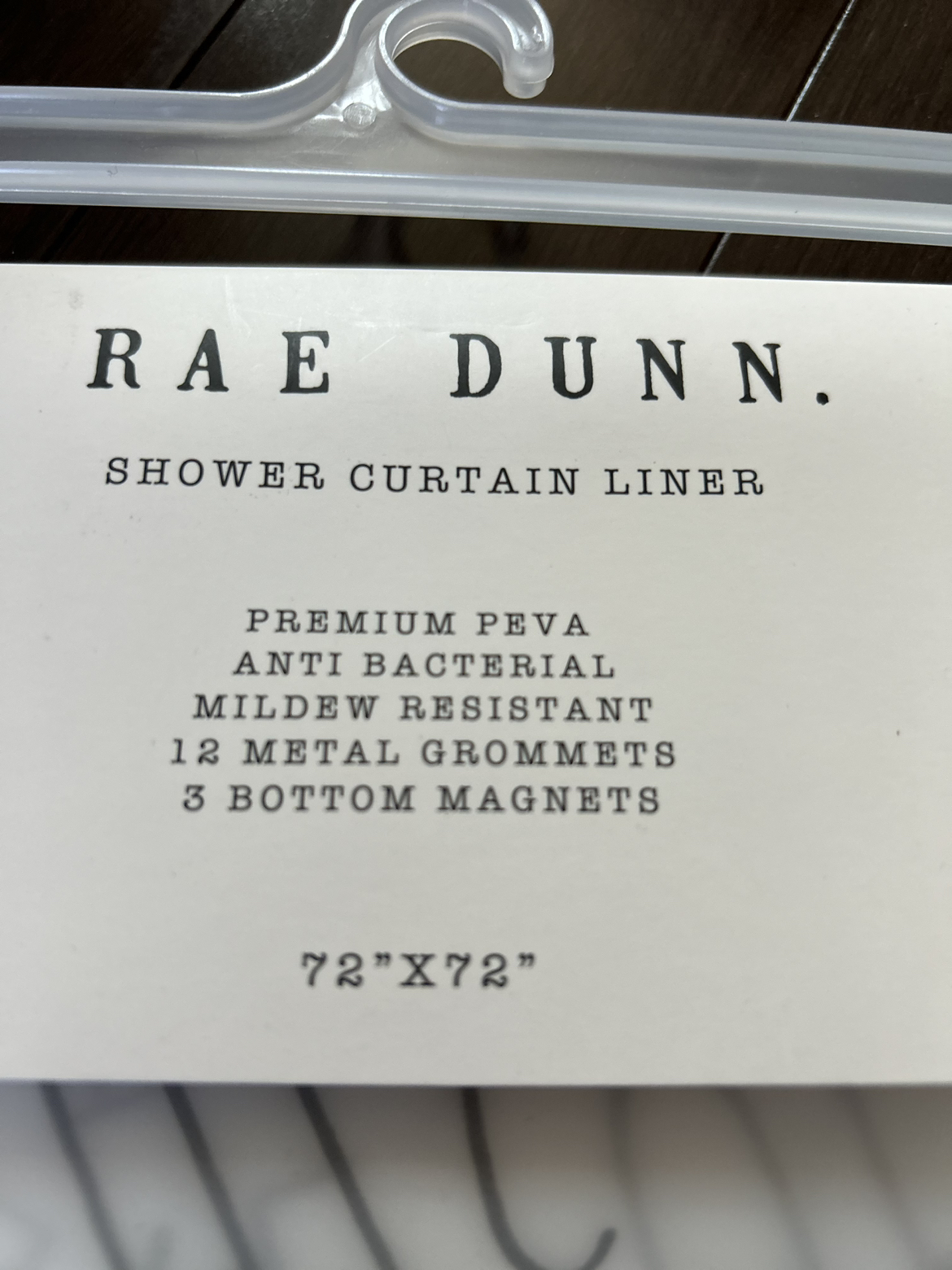 New and authentic Rae Dunn shower curtain image indicator(3)