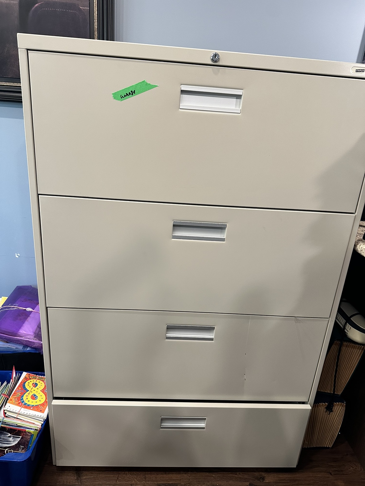 Office Unilateral Staples filling cabinet - photo 3