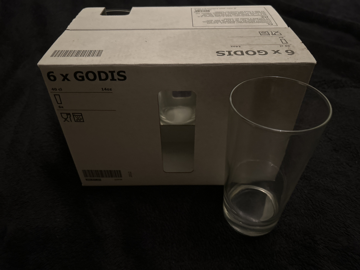 IKEA Godis - x 6 (14oz) glasses