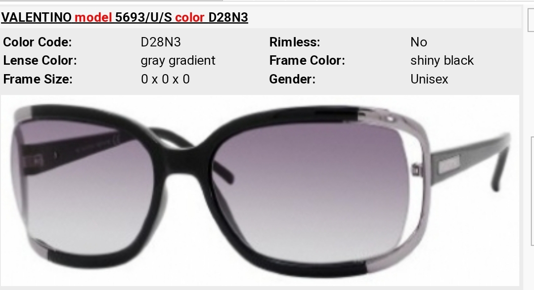 Valentino sunglasses thumbnail