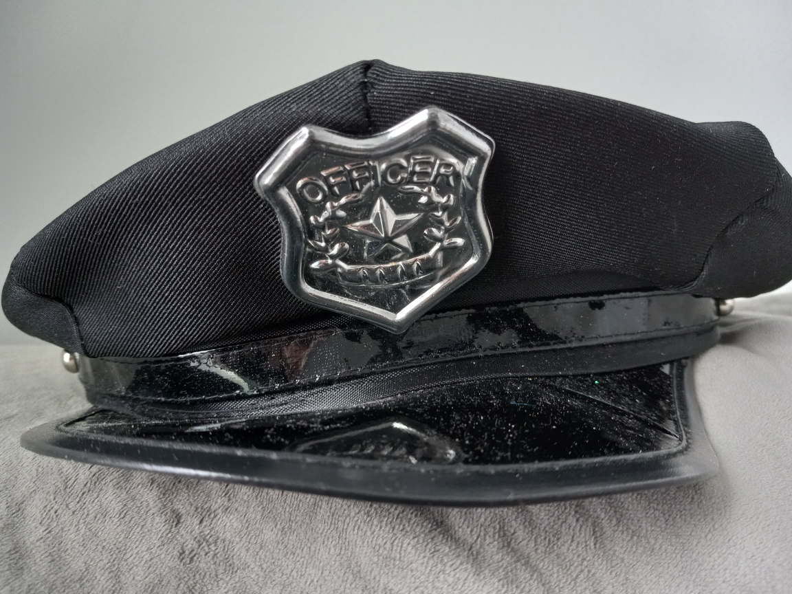 Halloween Police Hat and Radio Accessories