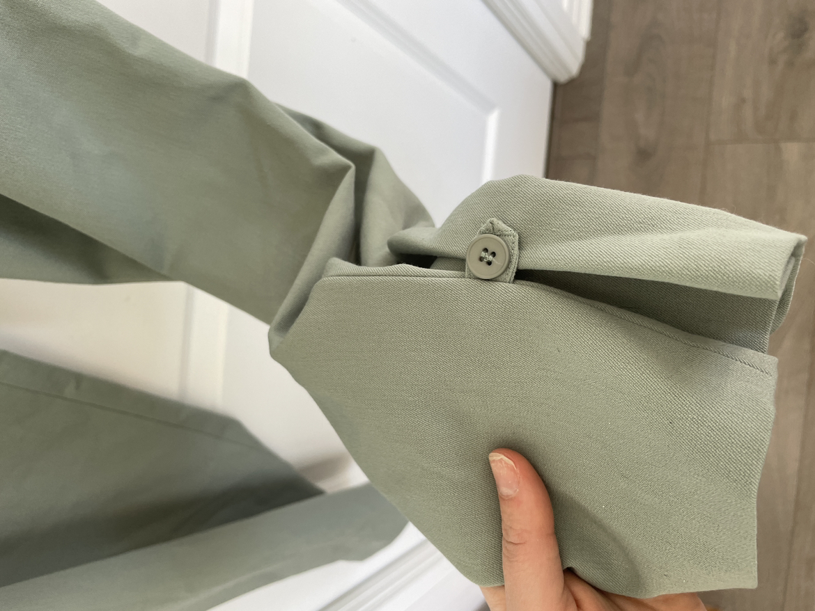 Mint / sage green trouser pants from Oak and Fort image indicator(4)