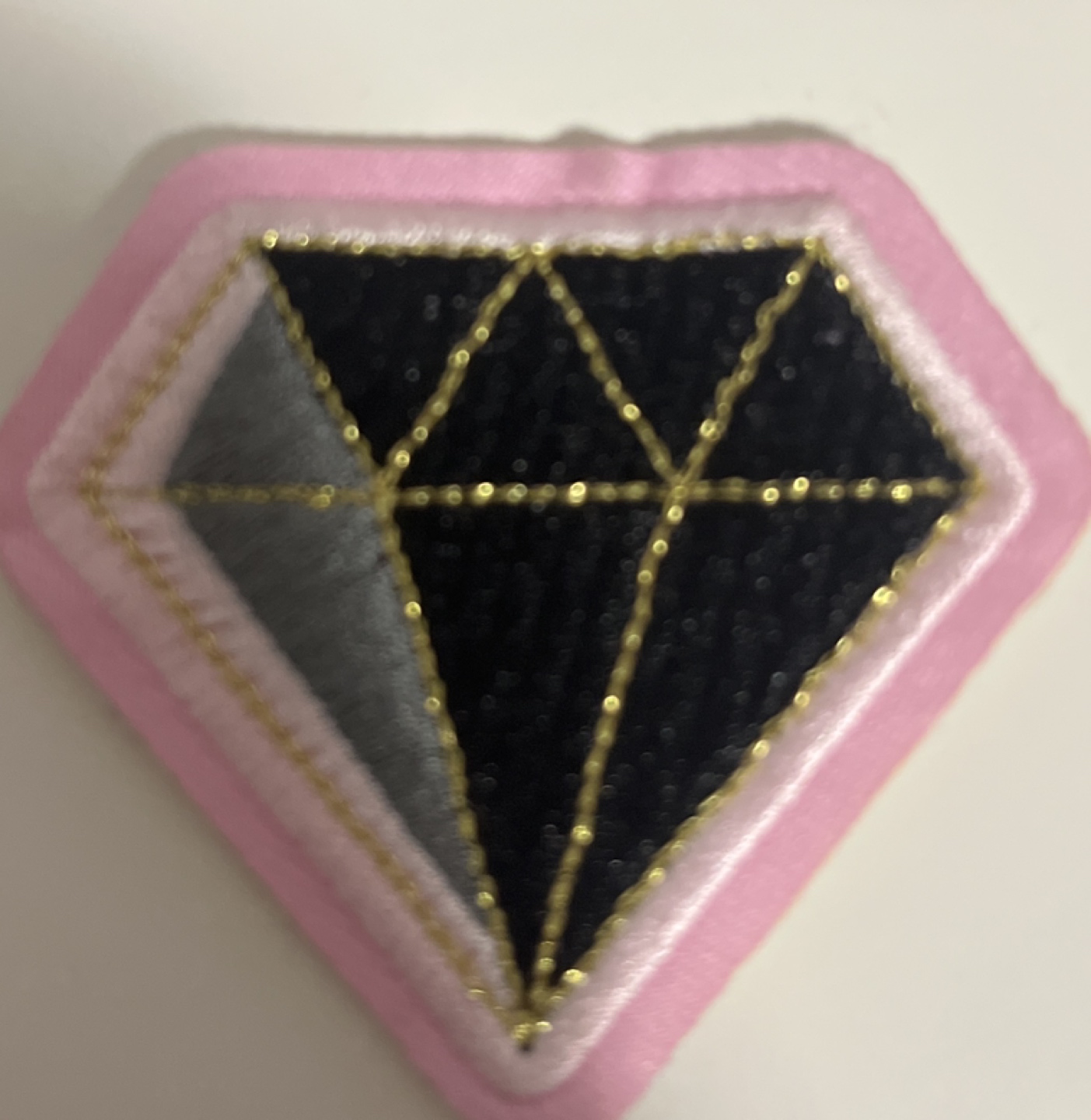 Diamond shaped  patch for clothing 🦃