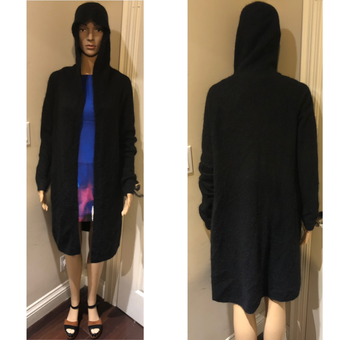 Aritzia Babaton Hooded Open Front Cardigan