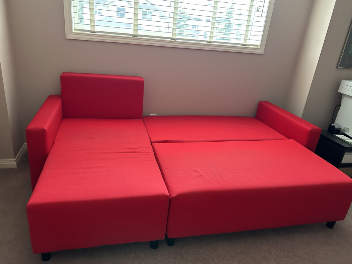 IKEA couch with storage - photo 3