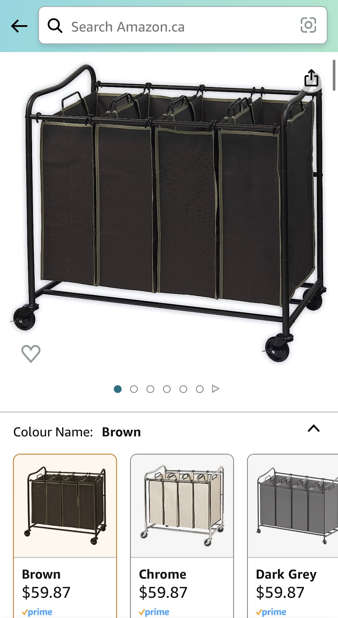 Laundry basket heavy duty material / 4 bags (all black design) - photo 3
