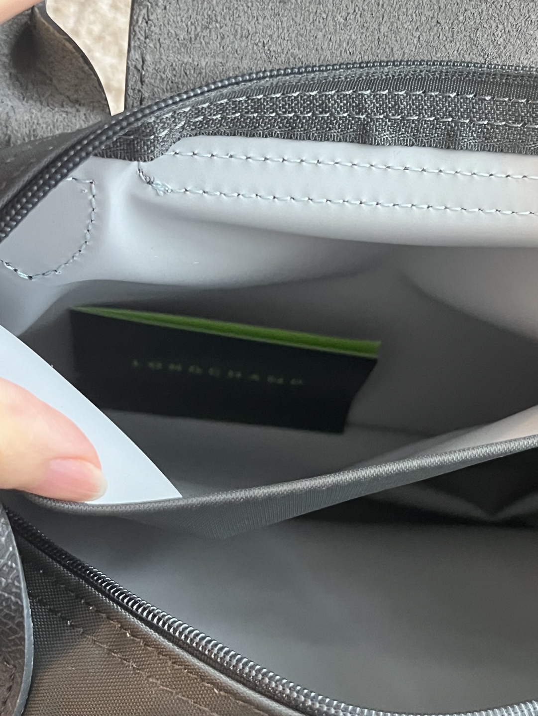 Longchamp tote bag authentic image indicator(4)