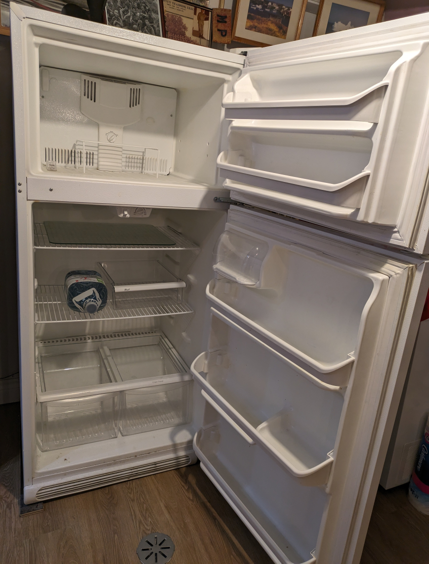 White Frigidaire brand refrigerator - photo 2