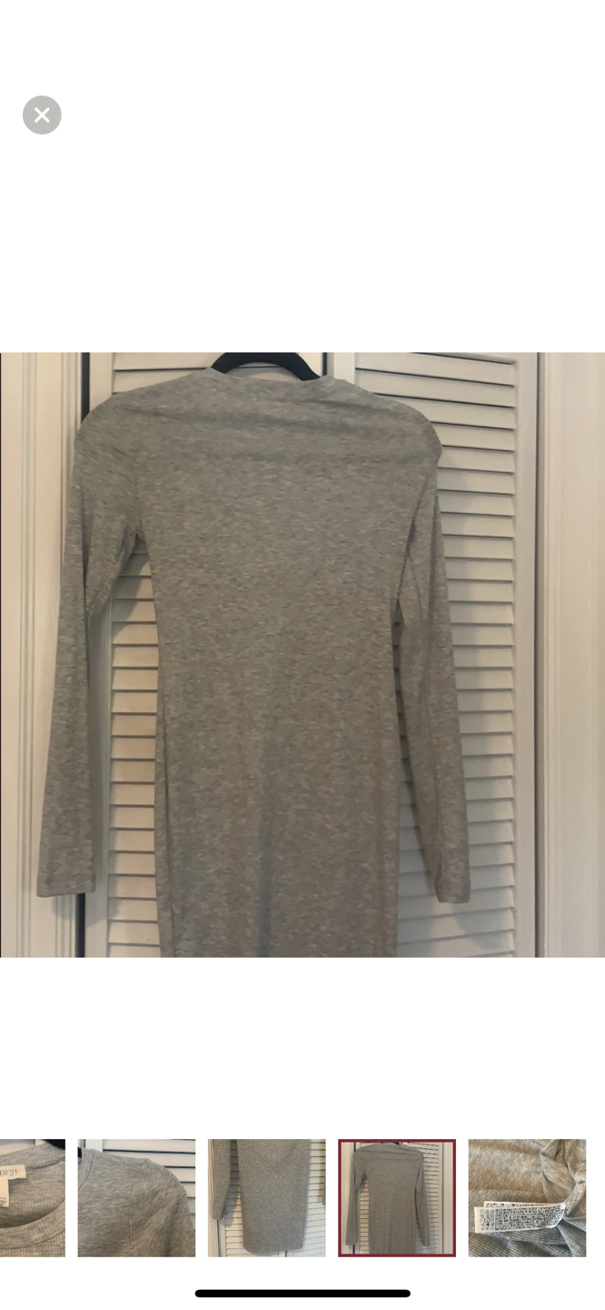 Grey Long sleeve dress image indicator(5)