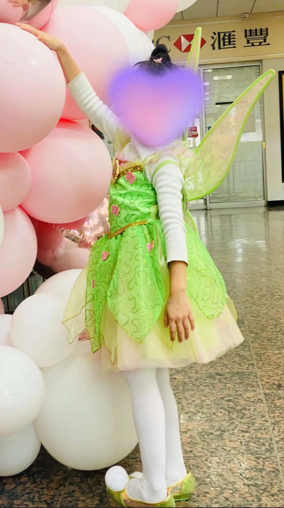 Authentic Disney 3 pc tinker bell costume, excellent condition!! image indicator(2)