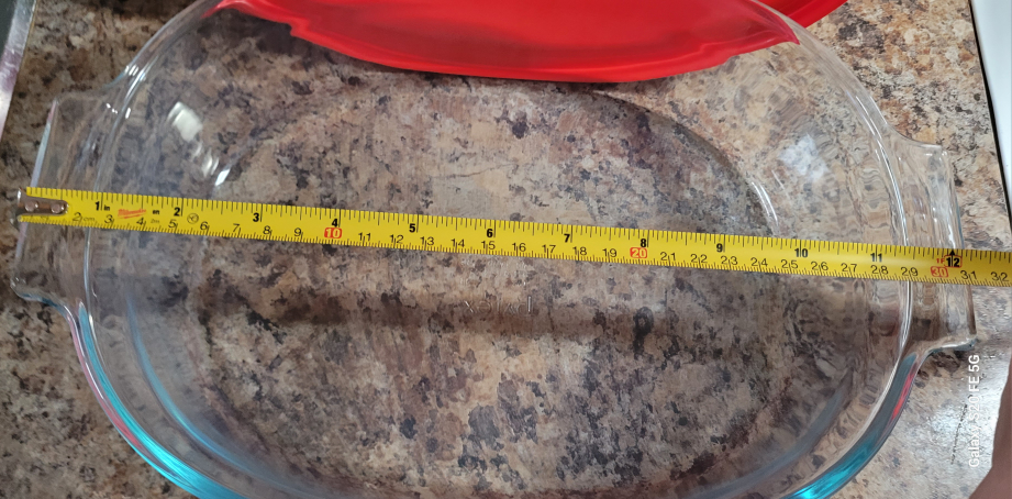 Pyrex baking dish/glassware with cover - photo 2