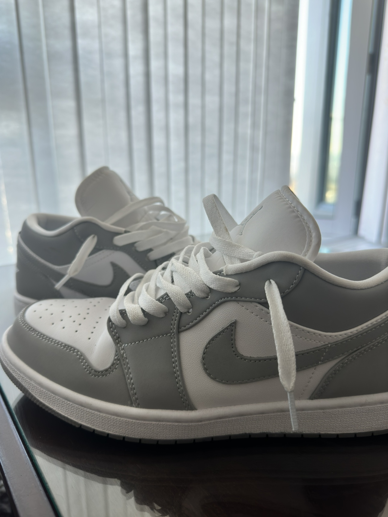 Nike Jordan 1 white grey - photo 3