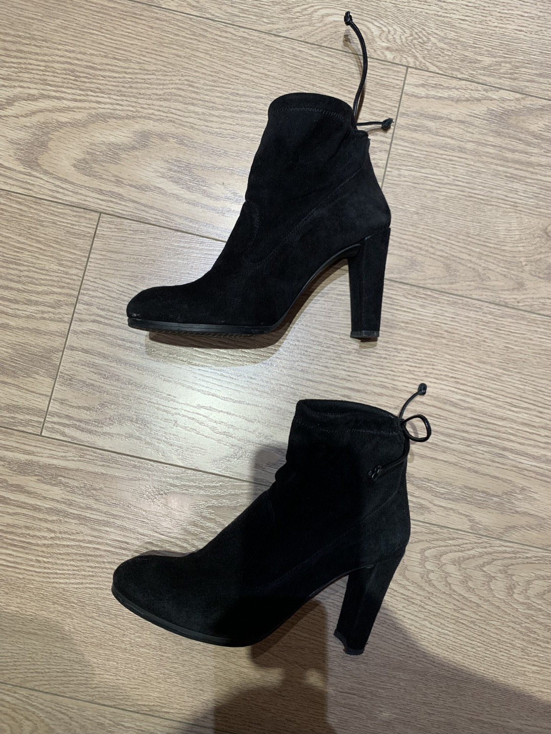 stuart weitzman suede ankle boots size 4.5 image indicator(3)