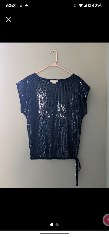 *MICHAEL KORS* Stunning Sequin Top