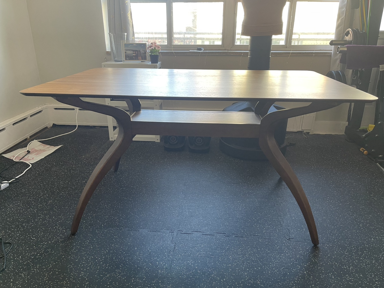 Elegant Walnut Dining Table - photo 2