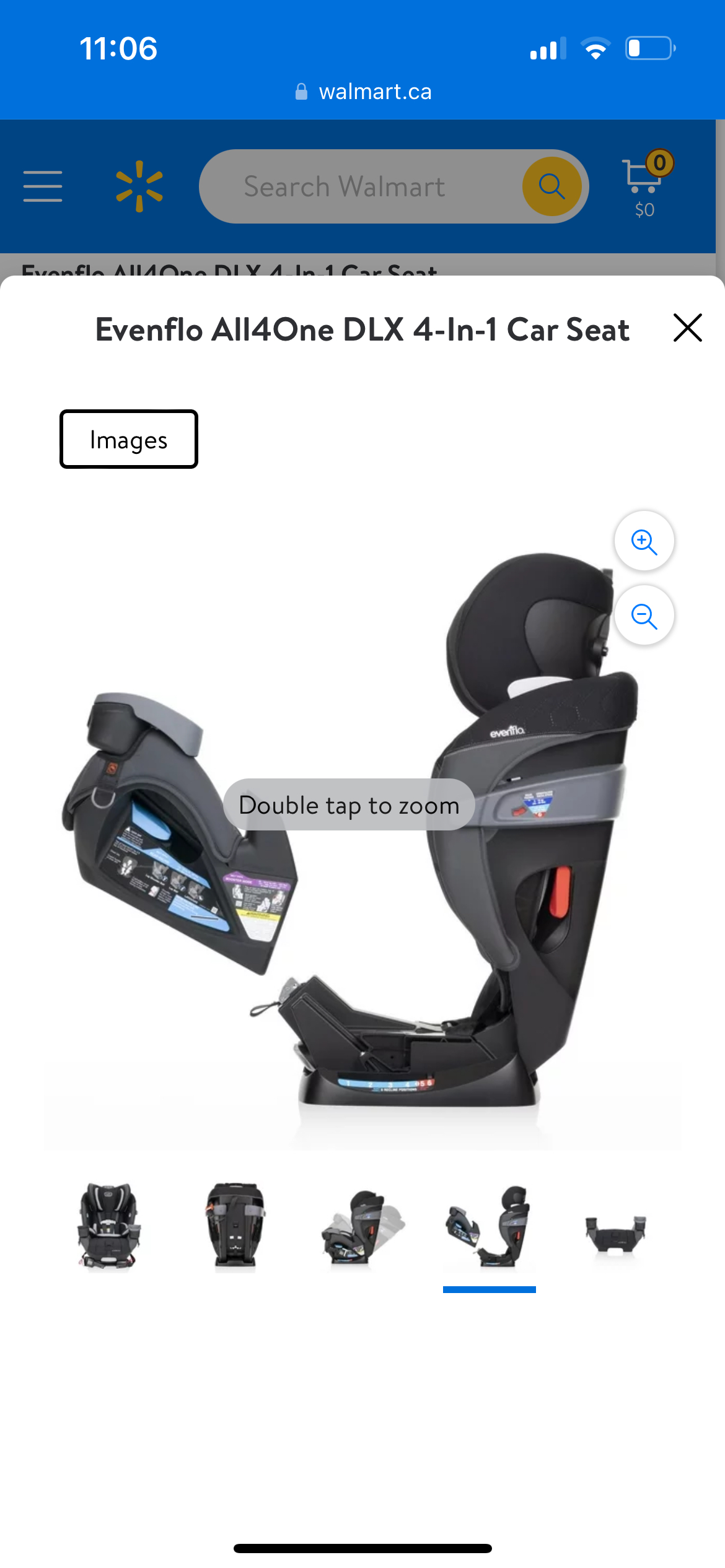 Selling New Open Box Evenflo All4One DLX 4 in 1 Car Seat - photo 3